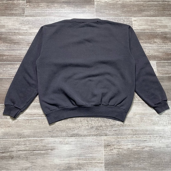 Vintage Detroit Red Wings Crewneck Sweatshirt Black Red - Picture 2 of 7